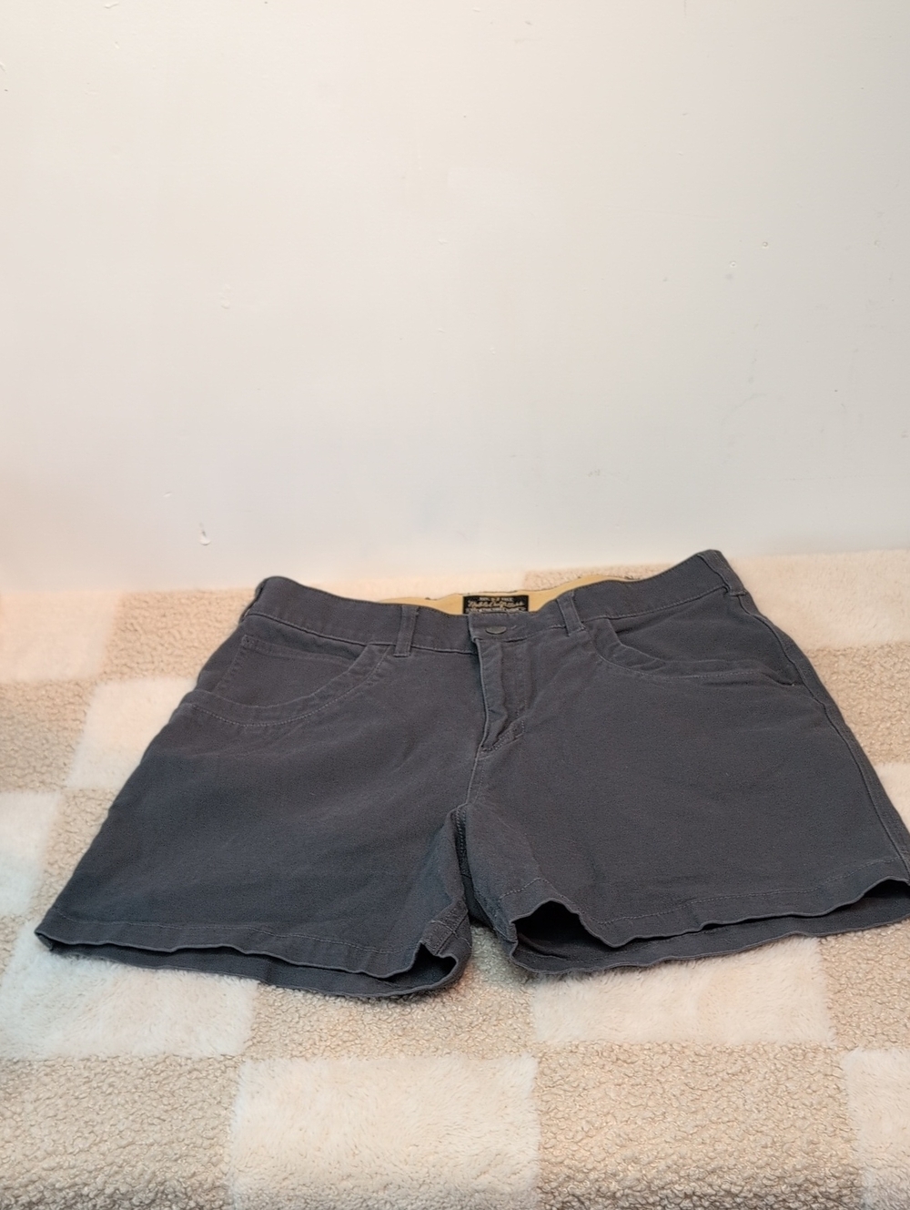Women’s Cotton Gray Casual Shorts